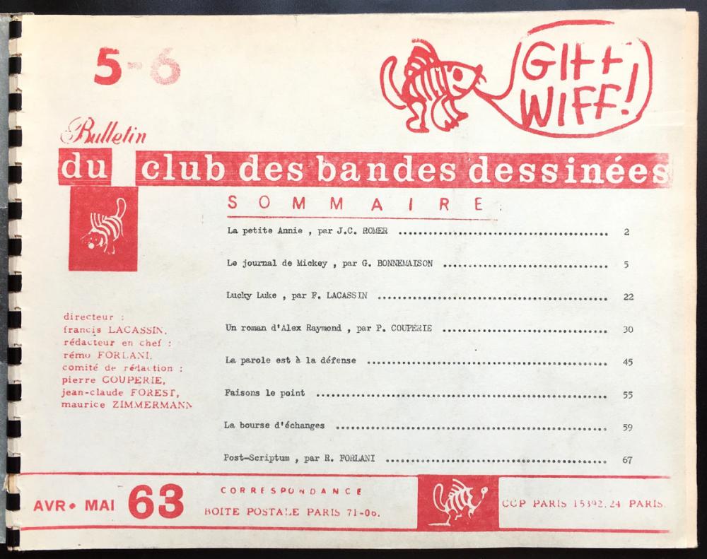 Couverture Giff-Wiff - 1963